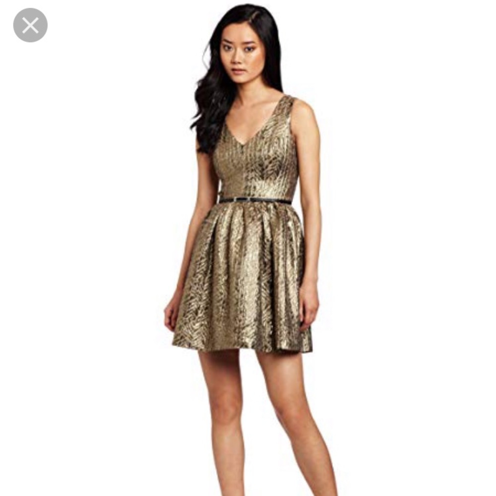 Kenzie gold dress.